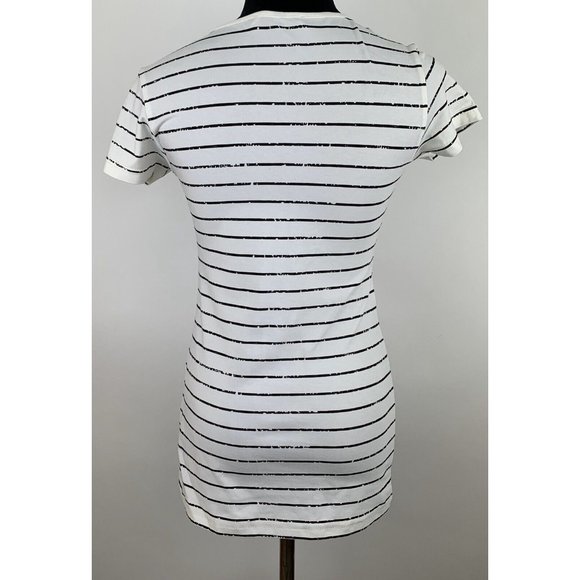 PRODUIT ORIGINAL Paris Mon Amour Eiffel Tower Shirt Striped Lace XS - Picture 4 of 6